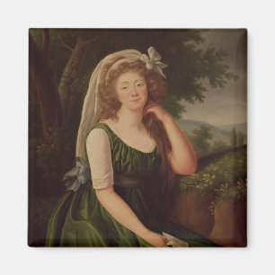 Portrait of the Countess du Barry 1789 Magnet
