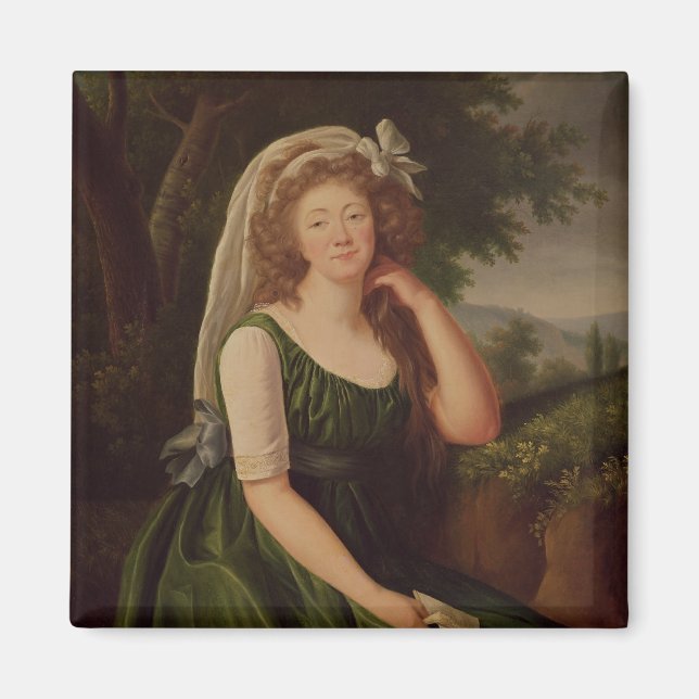 Portrait of the Countess du Barry  1789 Magnet (Front)