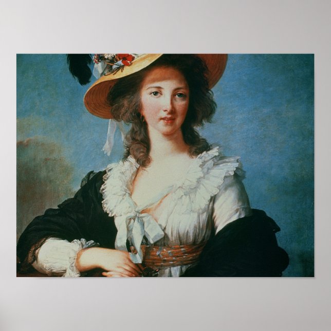 Portrait of the Duchess of Polignac Poster (Front)