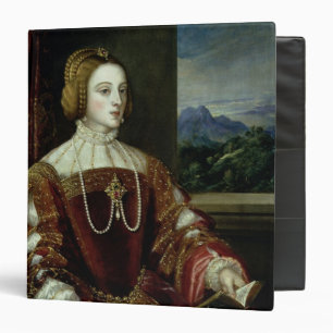 Portrait of the Empress Isabella of Portugal Binder