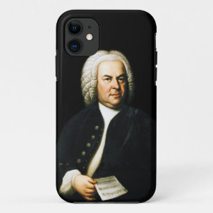 Portrait of the great composer Bach iPhone 11 Case