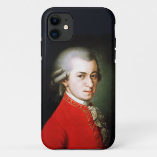 Portrait of the great composer Mozart  iPhone 11 Case