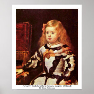Portrait Of The Infanta Maria Margarita Poster