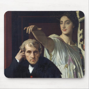 Portrait of the Italian Composer Cherubini Mouse Pad