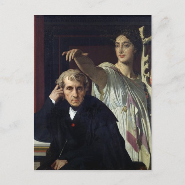 Portrait of the Italian Composer Cherubini Postcard (Front)