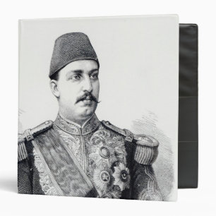 Portrait of The Khedive Tawfig Binder