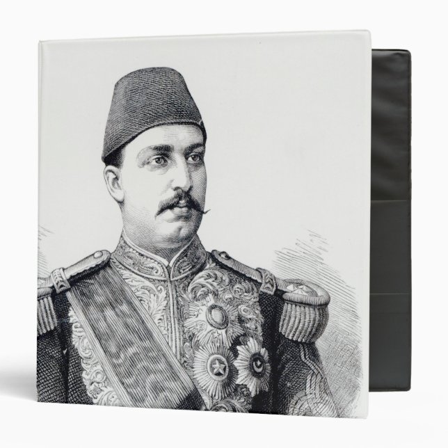 Portrait of The Khedive Tawfig Binder (Front/Inside)