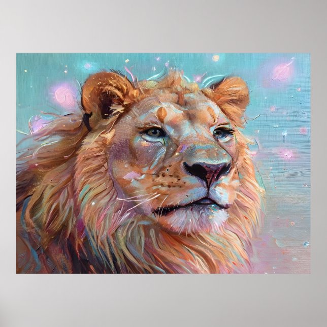 Portrait of the lion poster (Front)