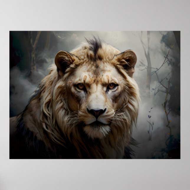 Portrait of the lion poster (Front)