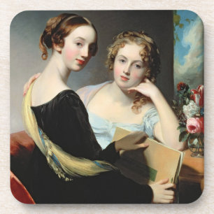 Portrait of the McEuen sisters, after 1823 Coaster