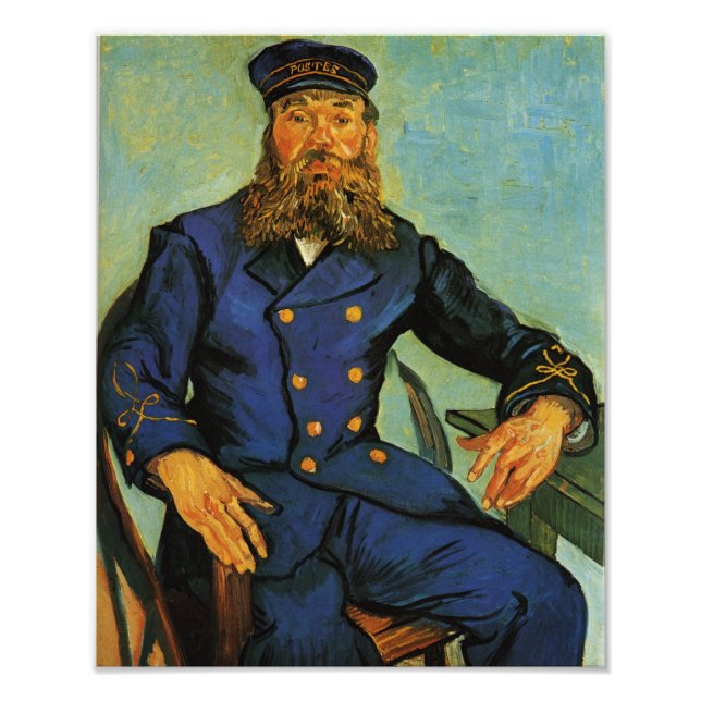 Portrait of the Postman Joseph Roulin - Van Gogh Photo Print (Front)