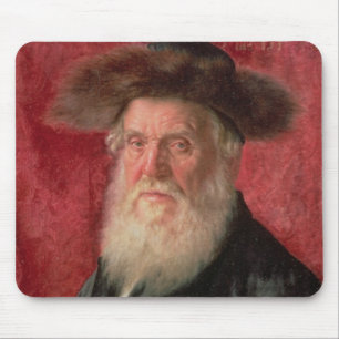Portrait of the Rabbi of Nadvorno, c.1910 (oil on Mouse Pad