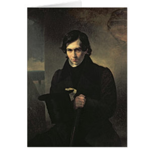 Portrait of the Russian author Nestor Kukolnik
