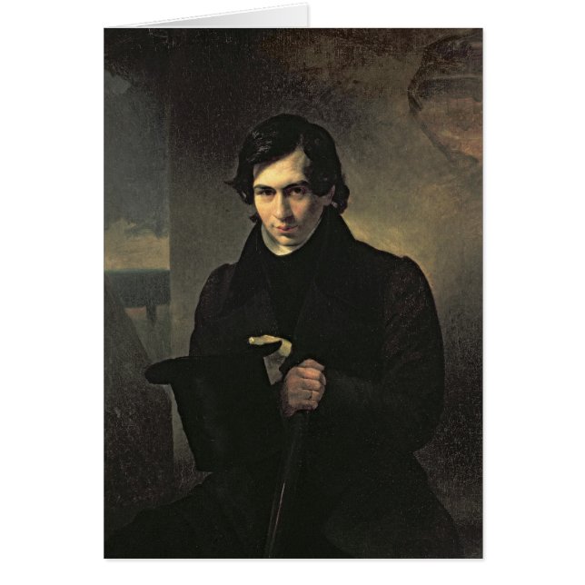 Portrait of the Russian author Nestor Kukolnik (Front)