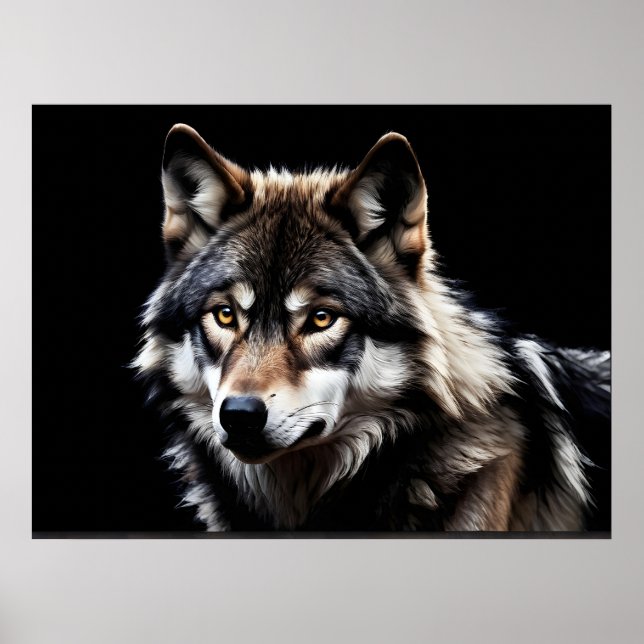 Portrait of the wolf poster (Front)