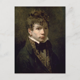 Portrait of the Young Ingres  1790s Postcard