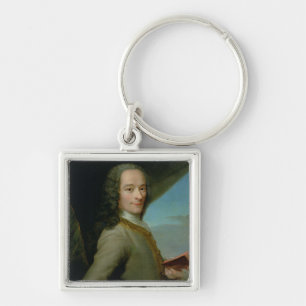 Portrait of the Young Voltaire Keychain
