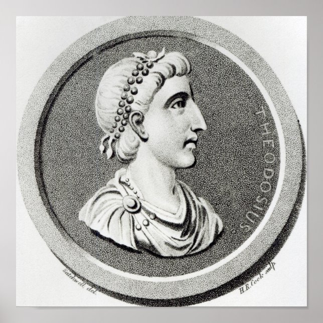 Portrait of Theodosius Poster (Front)