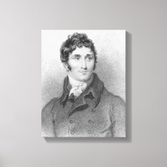 Portrait of Thomas Campbell, 1815 Canvas Print (Front)