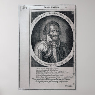 Portrait of Thomas from 'Coryate's Crudities' Poster