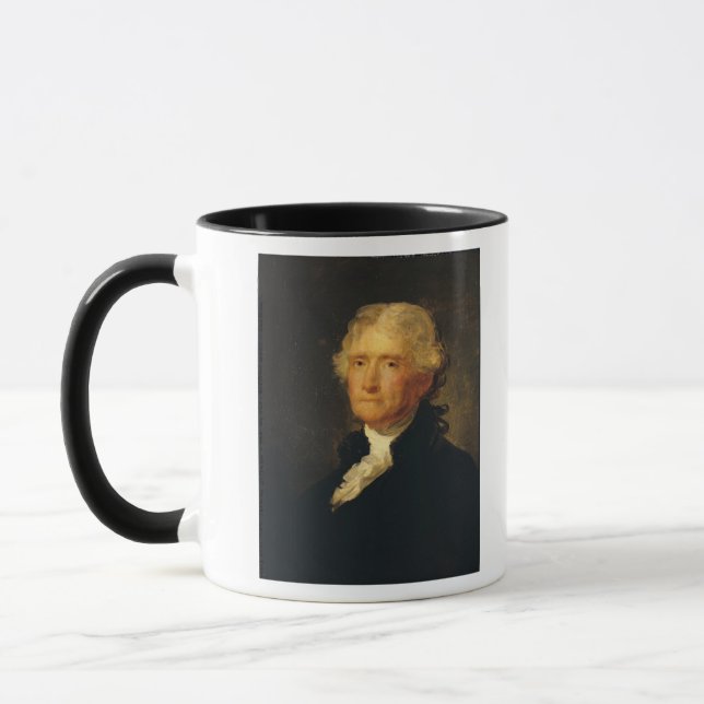 Portrait of Thomas Jefferson Mug (Left)