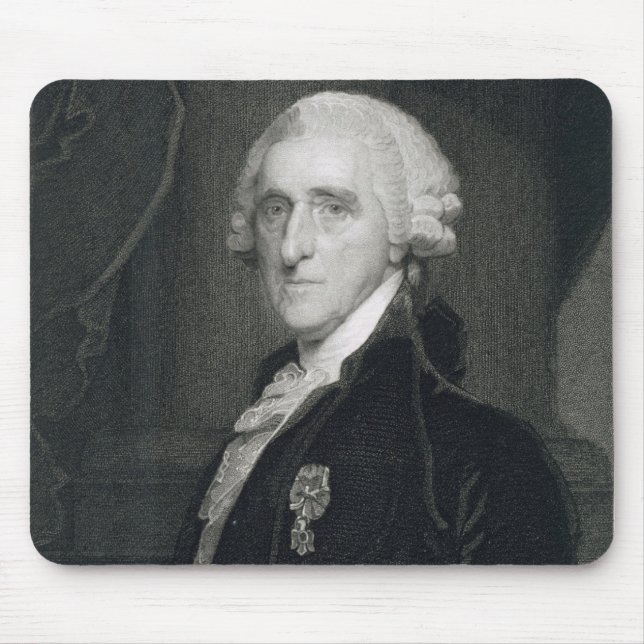 Portrait of Thomas McKean, engraved by Thomas B. W Mouse Pad (Front)