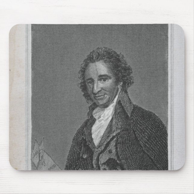 Portrait of Thomas Paine  from Volume I Mouse Pad (Front)