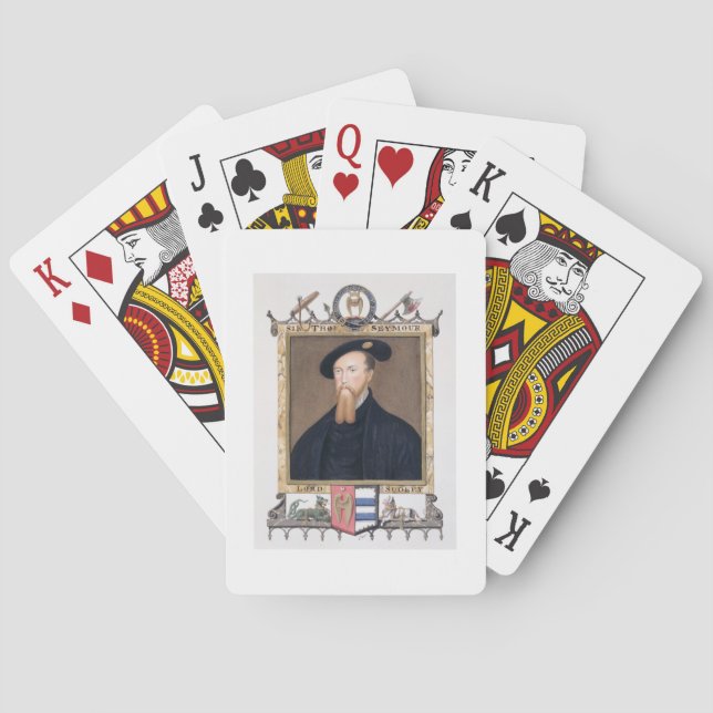 Portrait of Thomas Seymour (1508-49) 1st Baron of Playing Cards (Back)