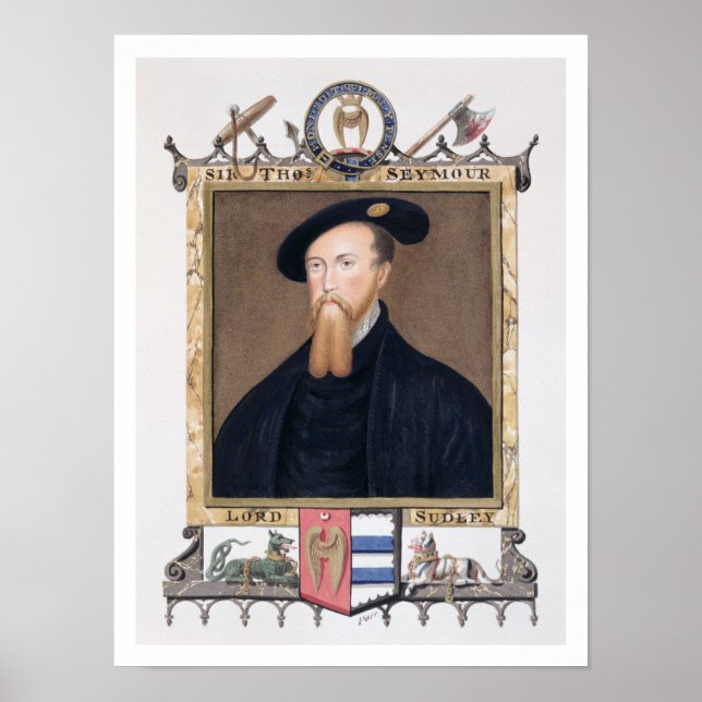 Portrait of Thomas Seymour (1508-49) 1st Baron of Poster (Front)
