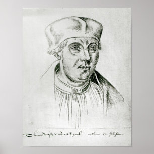 Portrait of Thomas Wolsey, cardinal of York Poster