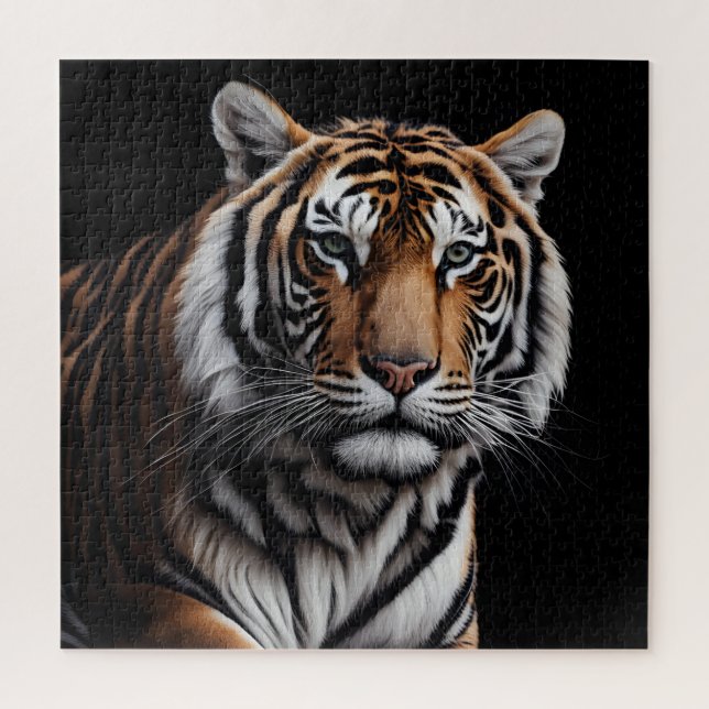 Portrait of tiger jigsaw puzzle (Vertical)