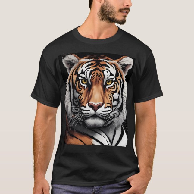 Portrait of tiger T-Shirt (Front)