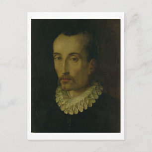 Portrait of Torquato Tasso, 1585-90 (oil on panel) Postcard