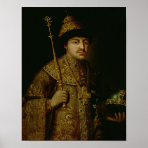 Portrait of Tsar Fyodor III Alexeevich Poster