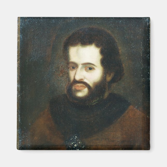 Portrait of Tsar Ivan the V Alexeyevich Magnet (Front)