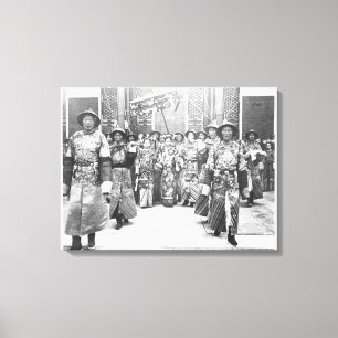 Portrait of Tz'U-Hsi (1835-1908) Empress Dowager o Canvas Print