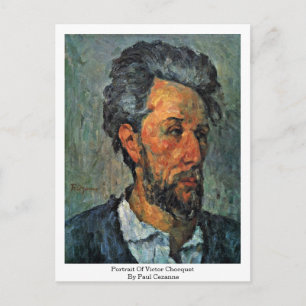 Portrait Of Victor Chocquet By Paul Cezanne Postcard