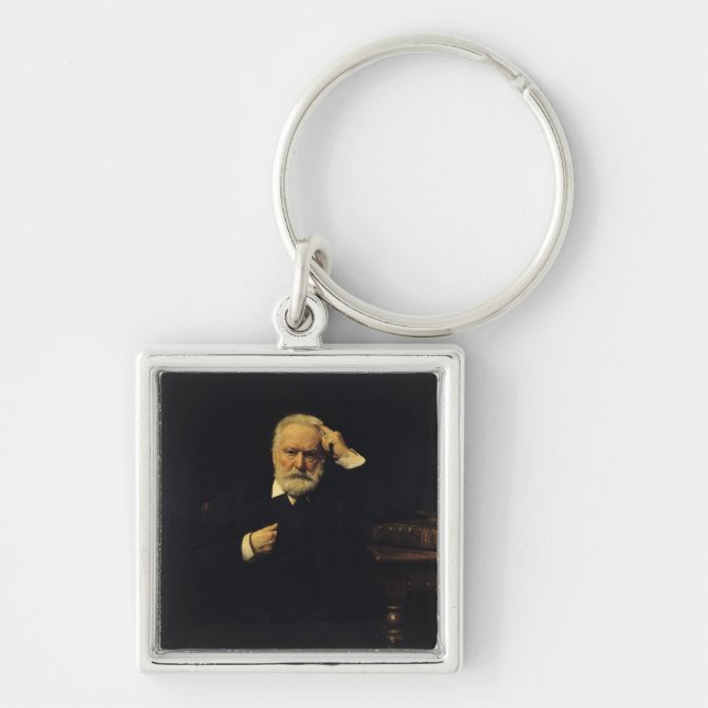 Portrait of Victor Hugo  1879 Keychain (Front)