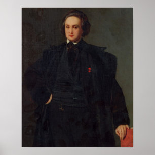 Portrait of Victor Hugo , c.1833 Poster