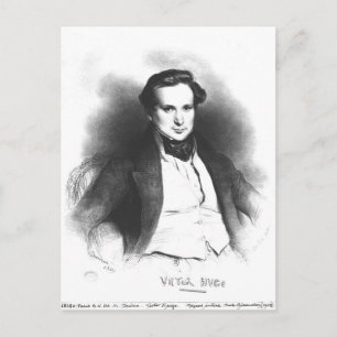 Portrait of Victor Hugo Postcard