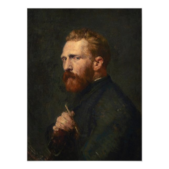 Portrait of Vincent van Gogh by John Peter Russell Photo Print (Front)