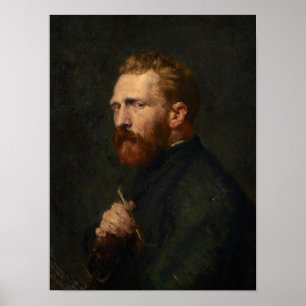 Portrait of Vincent van Gogh by John Peter Russell Poster