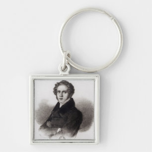 Portrait of Vincenzo Bellini Keychain