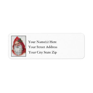 Portrait of Vintage Santa Claus Christmas