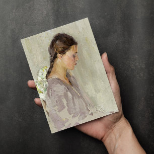 Portrait of Vivian   William Herbert Dunton Card