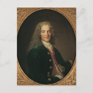 Portrait of Voltaire  after 1718 Postcard