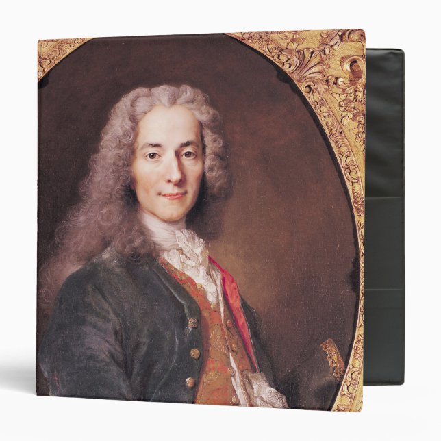 Portrait of Voltaire  aged 23, 1728 Binder (Front/Inside)