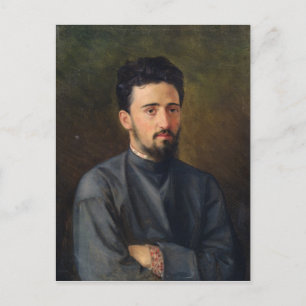 Portrait of Vsevolod M. Garshin, 1878 Postcard