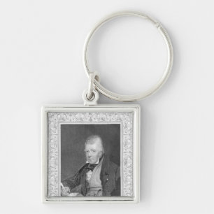 Portrait of Walter Scott Keychain