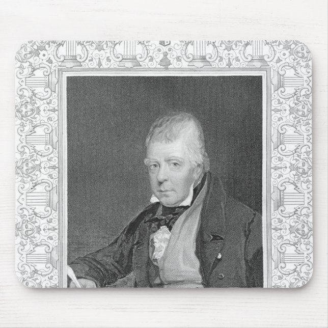 Portrait of Walter Scott Mouse Pad (Front)